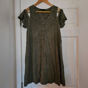 Sanctuary Women's Grey Mid Length Dress Size Medium